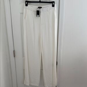 Shinestar Ivory Wide Leg Pants Size Large NWT